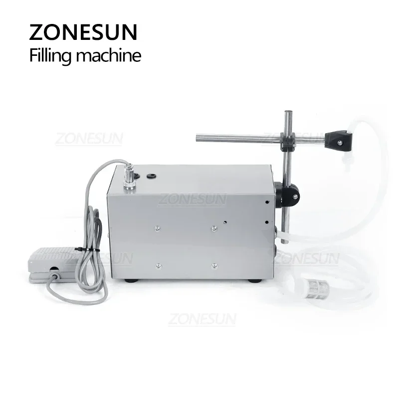 ZONESUN GFK-280 液体充填機デジタル速度制御ダイヤフラムポンプ液体香水水ジュースエッセンシャルオイル