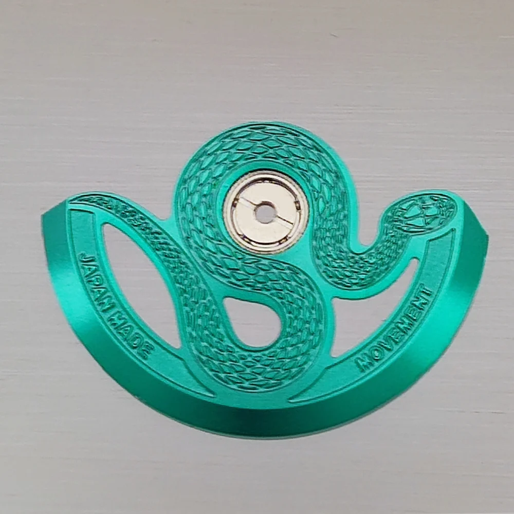 دوار الحركة الأوتوماتيكية NH35 الدوار المعدني اعوج الدوار يناسب NH35 NH36 NH38 4R35 4R36 أجزاء ساعة يد تعمل بالحركة استبدال أجزاء #4