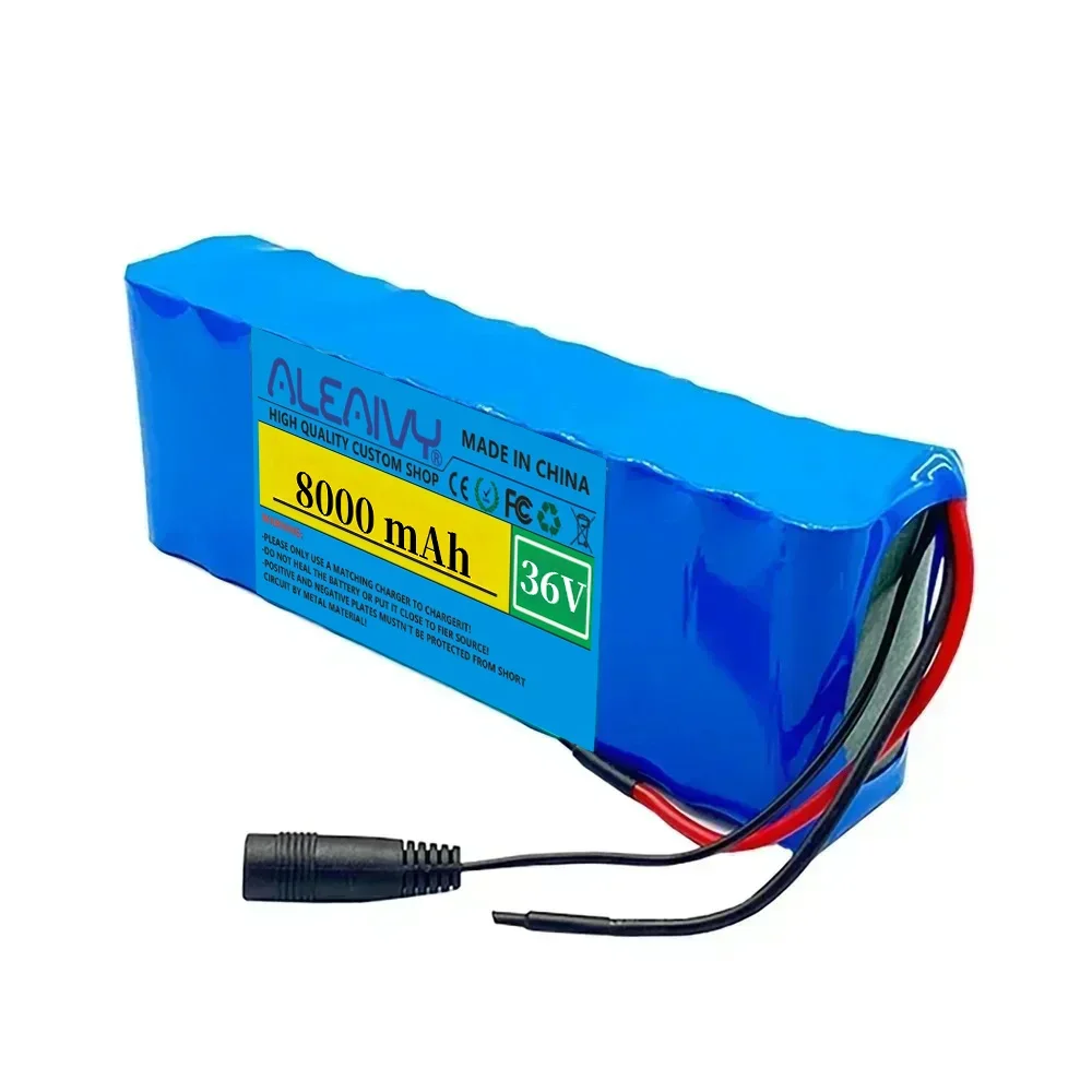 

36V 8000mAh 18650 Rechargeable Lithium Battery Pack 10S3P 500W Power Modified Bicycle Scooter Electric Vehicle with BMS.