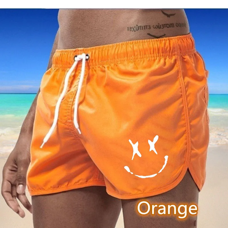 Summer Shorts Men Swim Trunks Quick Dry Board Shorts Bathing Suit Breathable Drawstring With Pockets Surfing Beach Sweat Pants