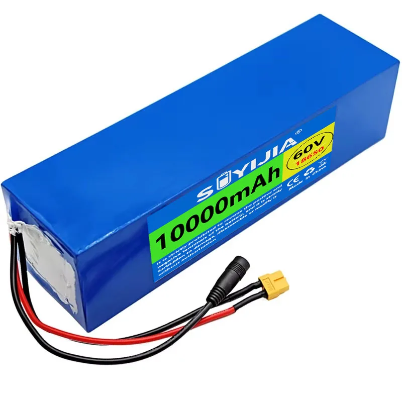 18650 60V 30Ah 10Ah 12Ah 15Ah 18Ah 21Ah 24Ah 27Ah Lithium Battery Pack 2500W High Power with BMS+Free Gift with 5A Charger