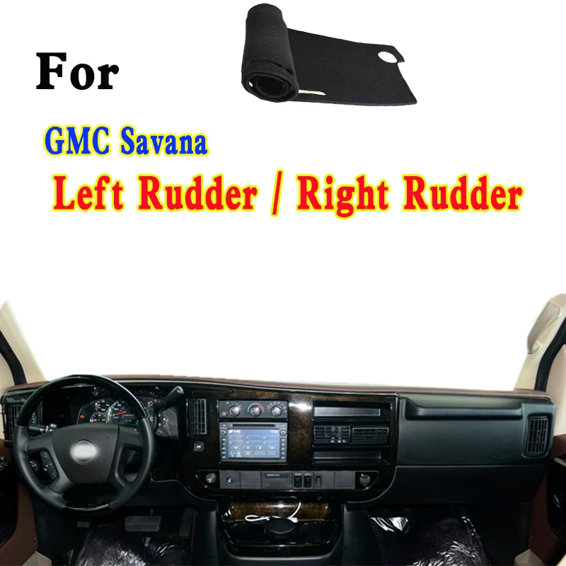 

For 2010-2015 GMC Savana G1500 2500 3500 Cargo Van Dashmat Dashboard Cover Instrument Panel Insulation Sunscreen Protective Pad