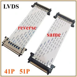 41Pin 51Pin 4K LVDS High-Definition LCD Ribbon Cable AWM 20861 20706 105C 60V VW-1 V-by One 41P 51P FFC FPC Dual Head