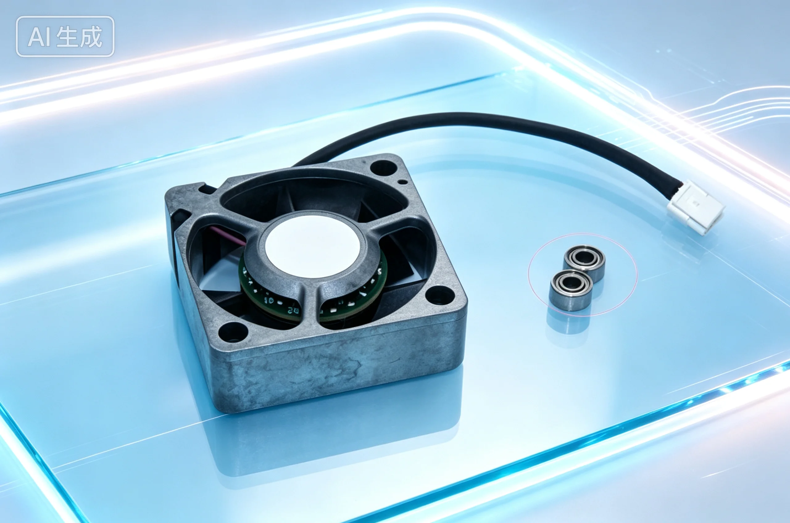 Fan UDQFHBB04F New for Panasonic 3010 5V Aluminum Frame High Temp 3cm Dual Ball Bearing Fan