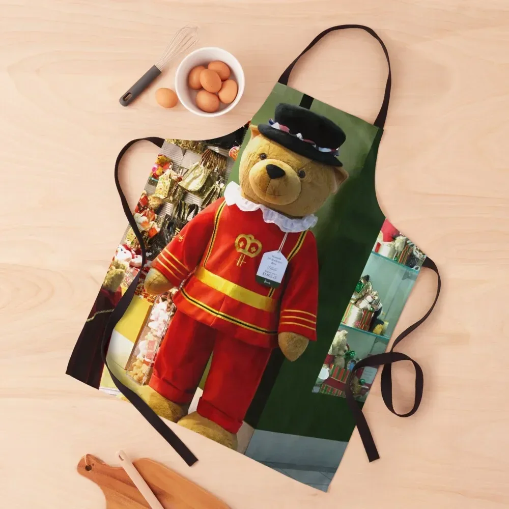 Harrods 6ft Beafeater Bear Apron Kitchens Men kitchen woman Cleaning Products For Home Apron