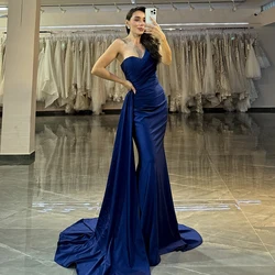 Thinyfull 2025 Mermaid Prom Evening Dresses One Shoulder Floor Length Party Dress Formal Night Cocktail Prom Gowns Custom Size