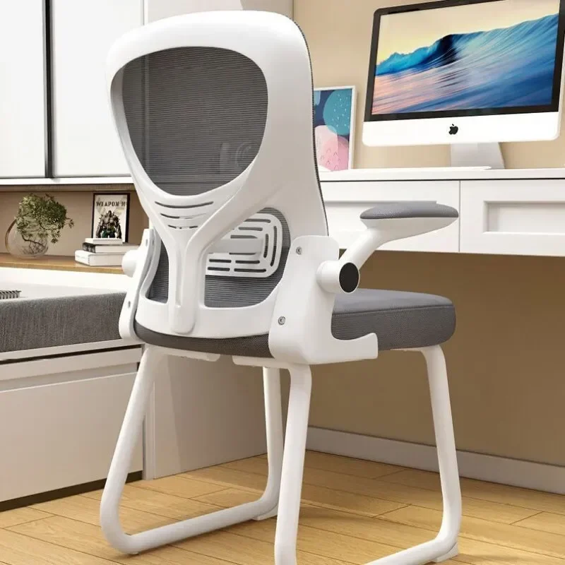 Exquisite Computer Chair Home Comfort Sedentary Ergonomic Backrest Learning Writing Chair Multifunctional Study Bow Office Chair