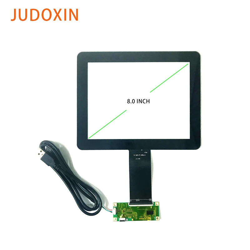 8 inch GG 4:3 Capacitive touch panel with USB interface for industry computer plug and play