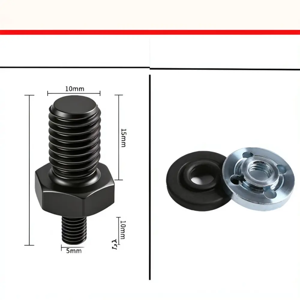 M5 To M10 Thread Adapter Converter For Small Angle Grinder Polishing Disc Tool Parts Handheld Grinding Machine Accessories