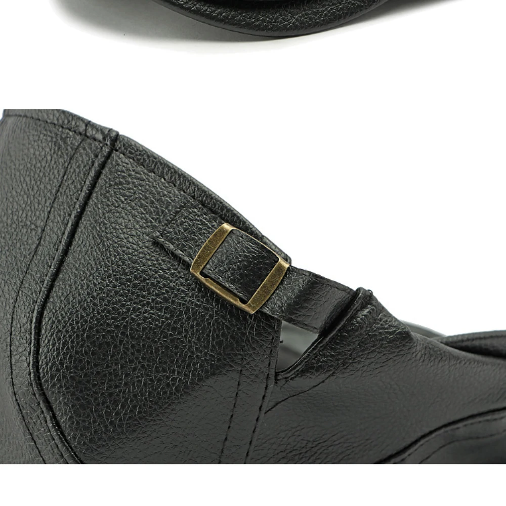 HT4953 Herren- und Damen-Baskenmütze, Vintage-Künstler-Malermütze aus PU-Leder, flache Ivy-Mütze für Damen und Herren, dicke warme Herbst-Winter-Baskenmütze – Detail 14