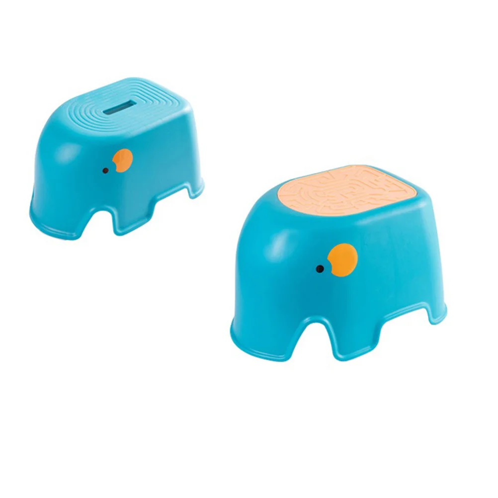 

2Pcs Kids Step Stool with Non-Slip Surface Multifunctional Toddler Safety Stool for Bathroom Kitchen Shoe Changing Support