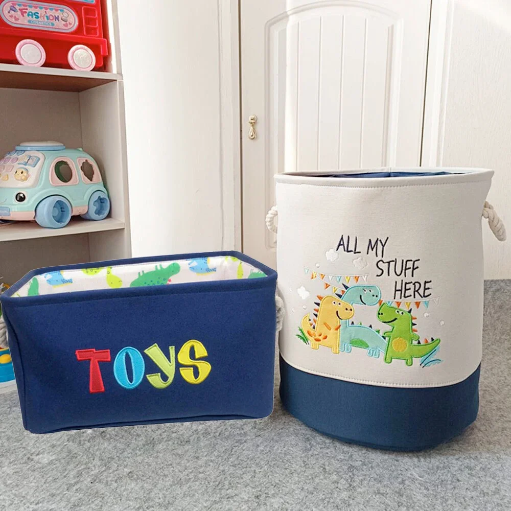 Cute Dinosaur Storage Basket for Toy Storage Box Laundry Basket Underwear Cosmetic Organizer Office Stationery Organizer 1PC