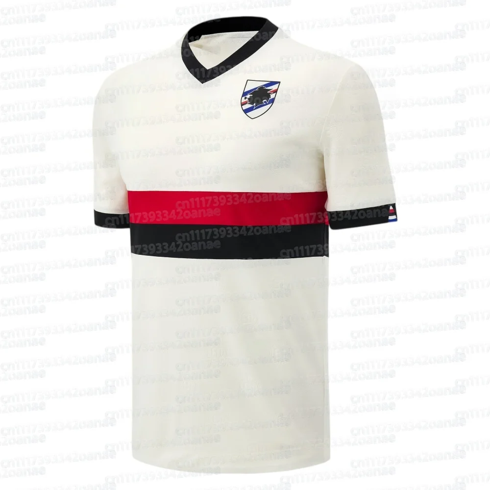 2026_27 Sampdoria Italienisches Fußballverein-Trikot T-Shirt Herren Sommer Sport Atmungsaktives Schnelltrocknendes Lockeres Hemd Familien-Matching – Detail 4