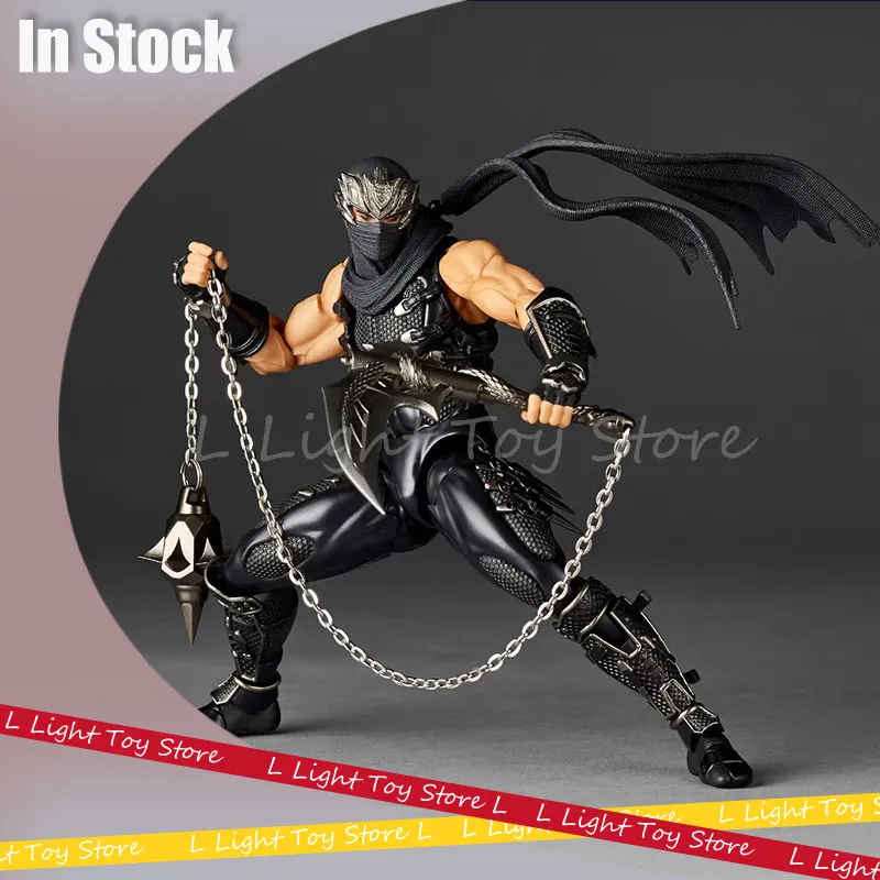 재고 있음 오리지널 핫 토이 Revoltech Amazing Yamaguchi Ninja Gaiden Ryu Hayabusa 액션 피겨 모델 피규어 장난감 맞춤