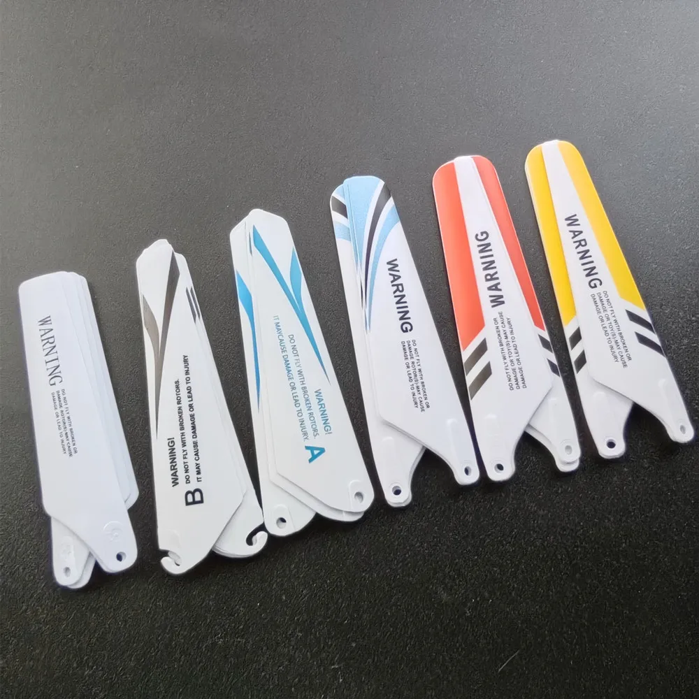 80-90mm SYMA S111G S102G S5 S8 S108G S109G CH002 CH032 Main Blades Rotors Propellers Mini RC Helicopter Spare Parts Accessories