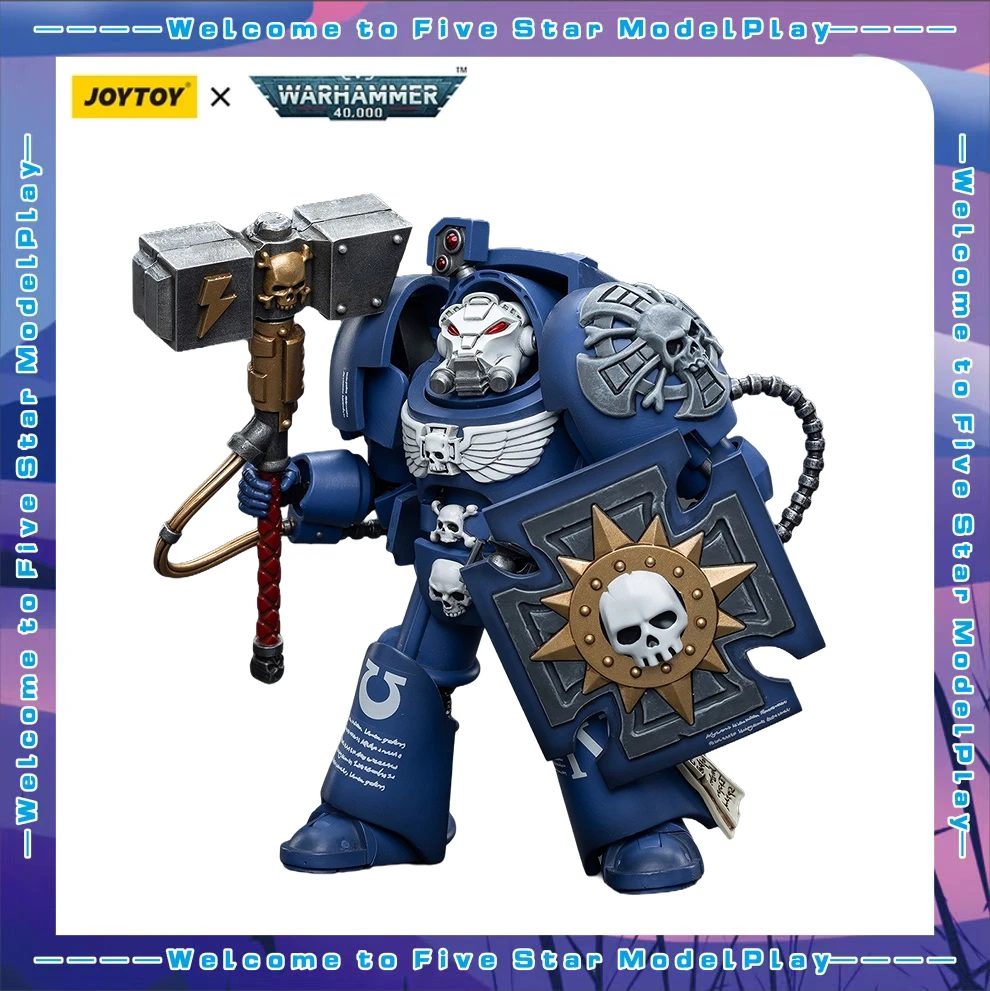 【FS】JOYTOY Warhammer 40K Scale 1/18 Action Figures Ultramarines Terminators Brother Acastian Models Toys Gifts view 2