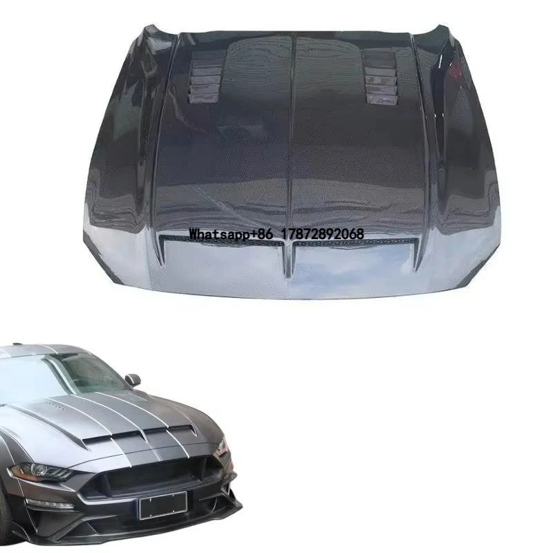 

Auto Parts Car Engine Hood Cevini Design Carbon Fiber Bonnet Cover for 2015 2016 2017 2018 2019 2020 2021
