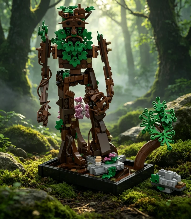 Movie Themed Tree Man  Model Desktop Home Ornament, Perfect Holiday & Birthday Gift for Fantasy Movie Fans & Figure Collectors