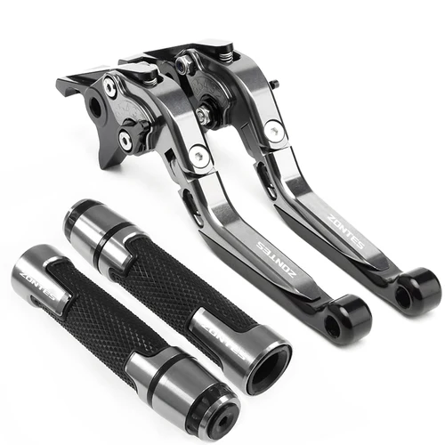 Imagen 2 del producto Para Shengshi Ghost ZONTES ZT310T 310V 310X 310R ZT250R/S motocicleta CNC palanca de embrague de freno extensible plegable ajustable