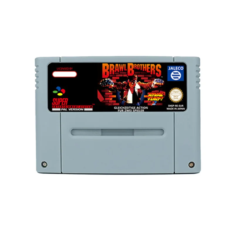 Rushing Beat Ran - Fukusei Toshi Action Game for SNES 16 Bit Retro Cart Children Gift