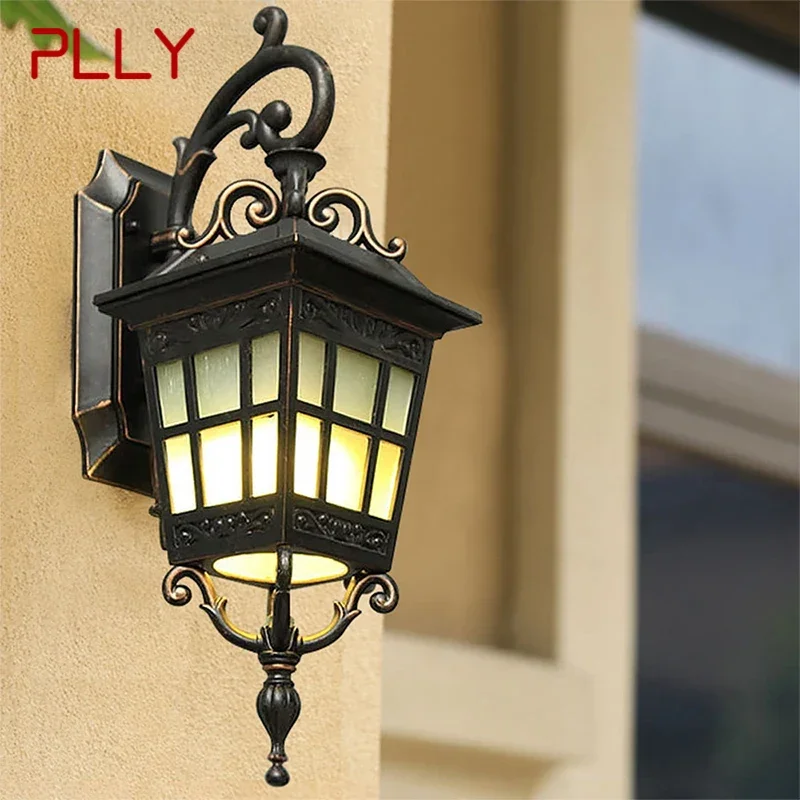 PLLY Contemporary LED Outdoor Wall Lamps Electric Simplicity Waterproof Balcony Hallway Courtyard Villa Gate Hotel