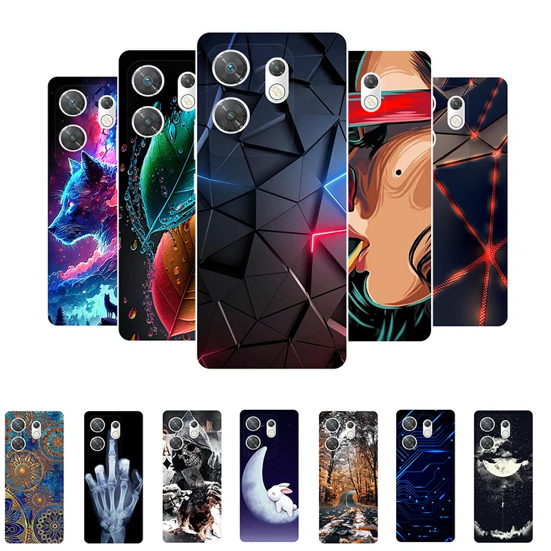 For Infinix Zero 30 Case Cartoon Silicone Soft Back Cover Phone Case For Infinix Zero 30 4G X6731B Zero30 5G X6731 TPU Funda