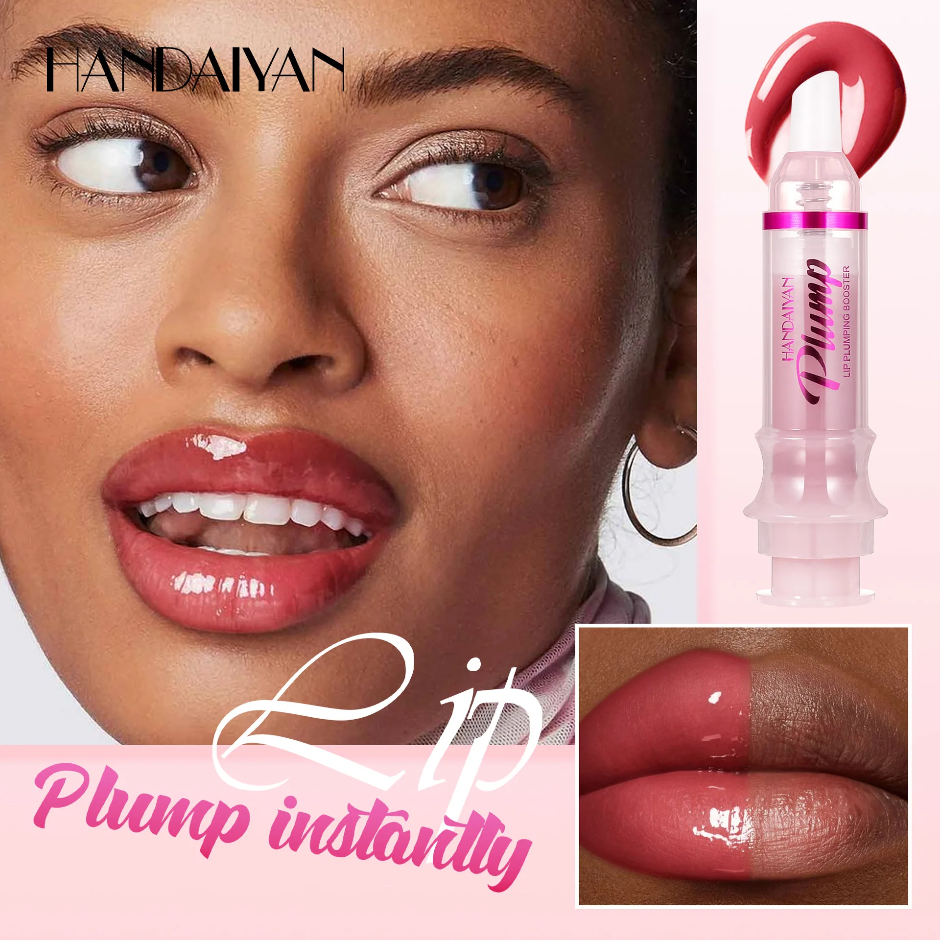 Lip Plumping Lip Balm nourishing moisturizing easy color syringe moisturizing doe lips