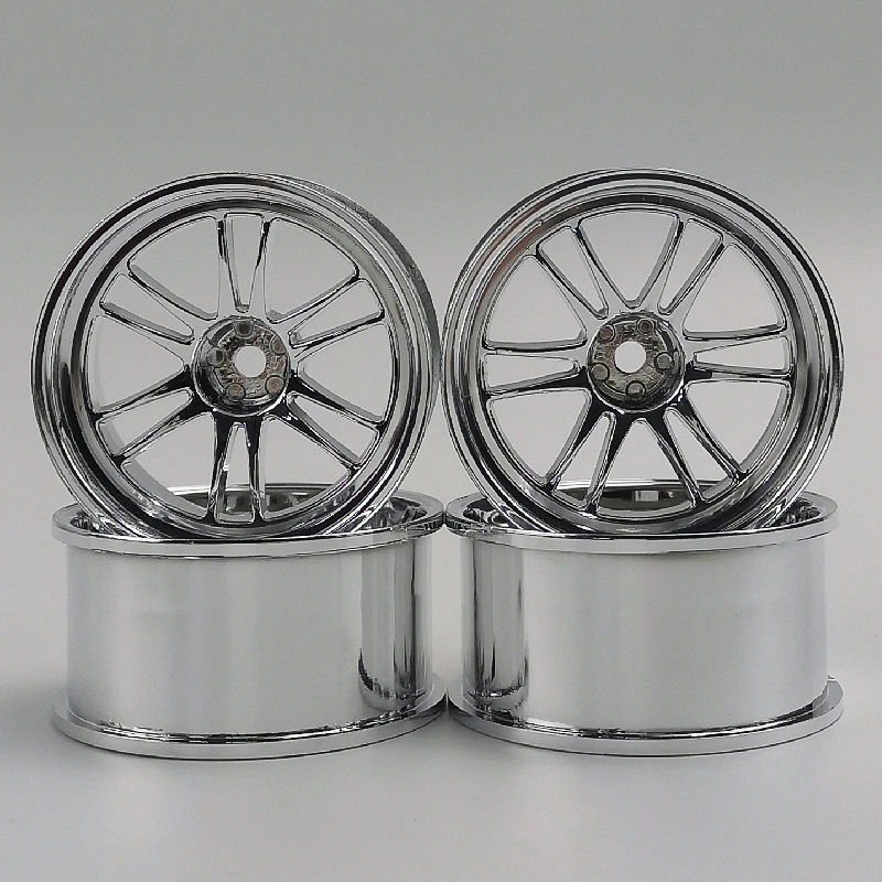 4pcs 9mm Offset RC Car 1/10 Scale Plastic Wheels Rims Drift On road Touring Model Hobby