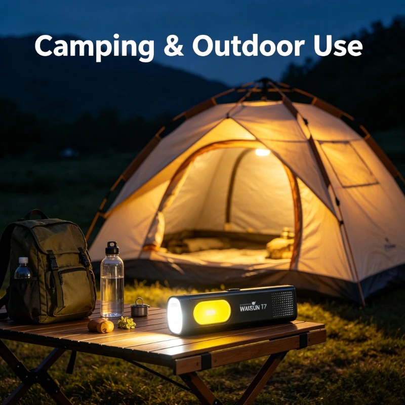 Warsun LED Keychain Flashlight USB Rechargeable 800Lm Portable Torch Light Pocket Lantern for Outdoor Bicycle Lamp