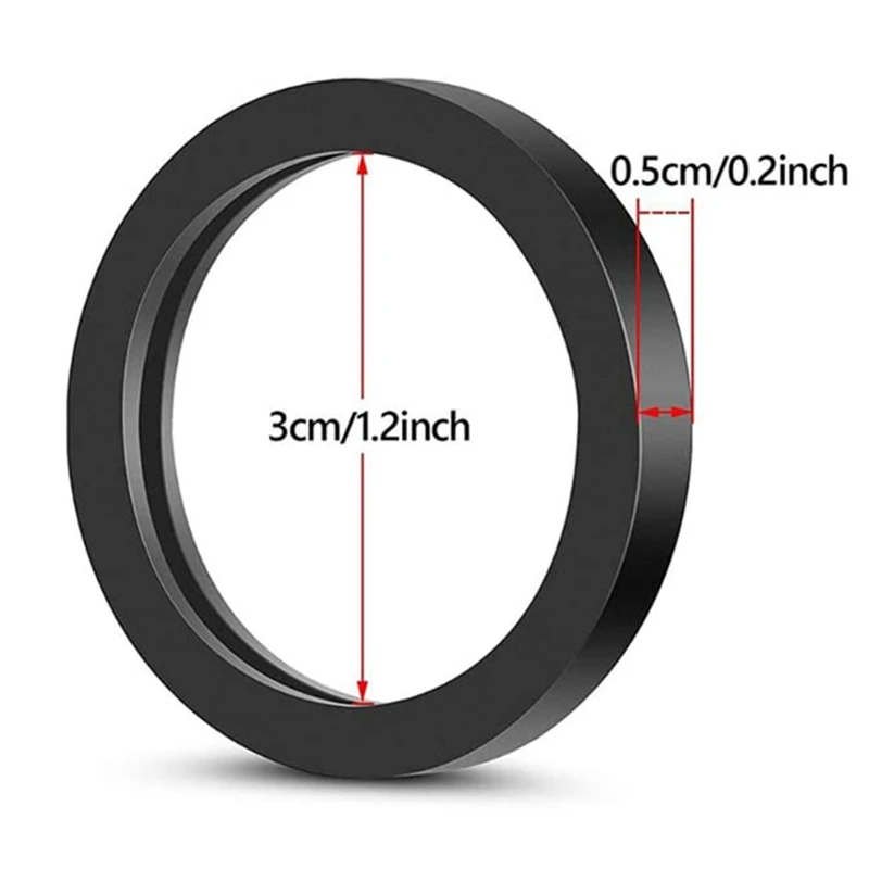 AB15-10PCS Rubber Ring Can Black Gasket Gas Can Spout Gaskets Fuel Washer Seals Spout Gasket Sealing Rings Replacement