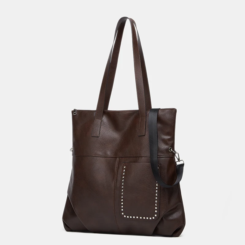New High-End Style Single-Shoulder Crossbody Bag, Casual Urban Style, Simple and Versatile, Large-Capacity Tote Bag for Commuting
