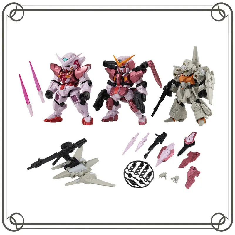 GUNDAM Gundam Exia, Modelo de Traje Móvil Transformable para Armar, Figura de Acción, Gashapon, Adorno Coleccionable