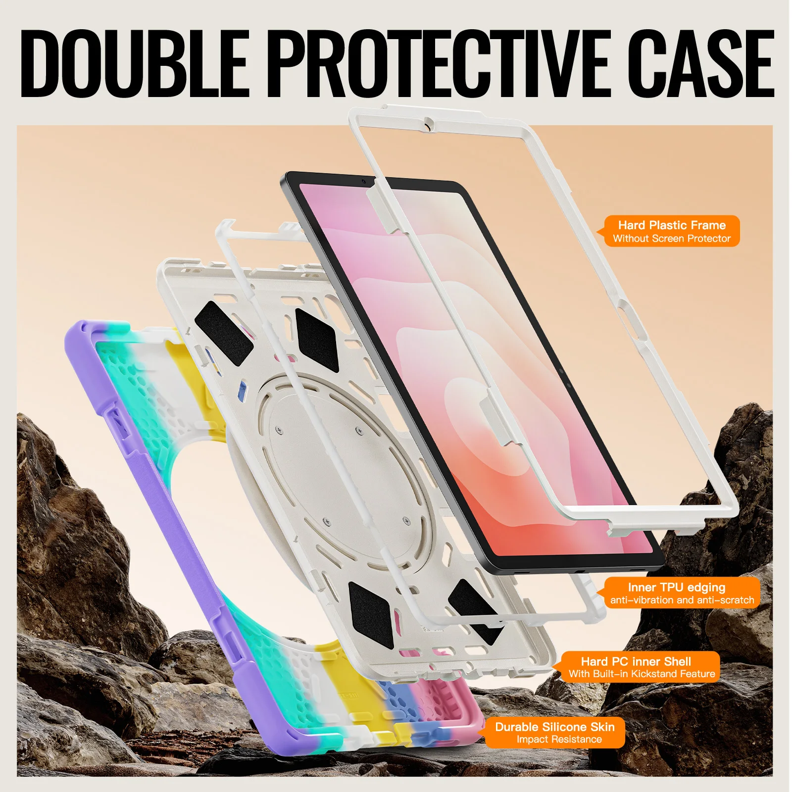 Tablet Case for Samsung Galaxy Tab S11 11 inch Bracelet stand Cover for Galaxy Tab S11 2025 Model SM-X730 SM-X736 SM-X736B Case