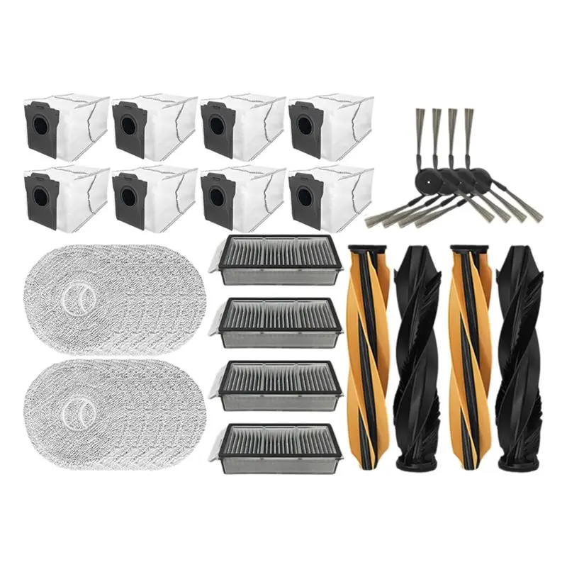 

Комплект запасных частей L65A-28PCS для Dreame X50 Ultra/X50 Master/L50 Pro Ultra/L40S Pro Ultra/L40s Ultra: щетки, фильтры, насадки для влажной уборки, пылесборники