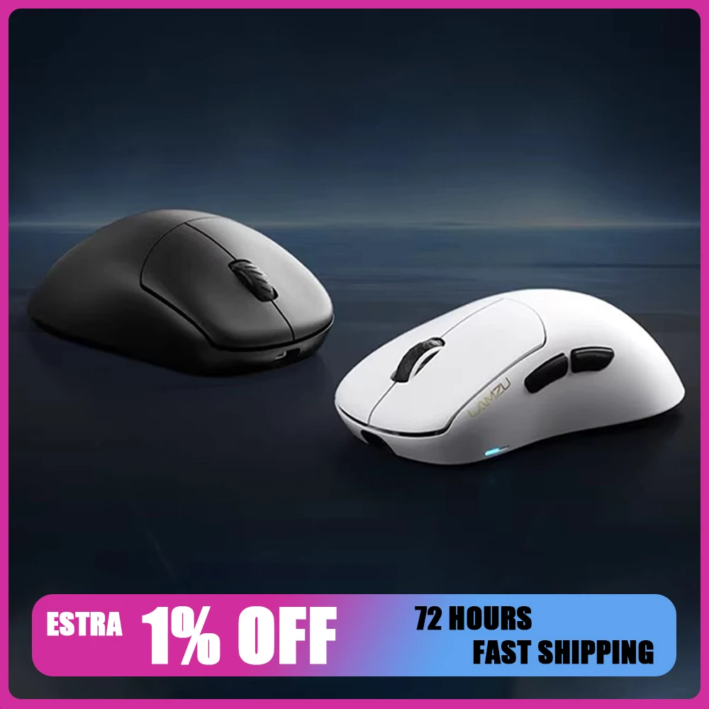 

LAMZU Thorn Wireless Mouse 3395 Sensor Nordic52840 4K 8K FPS Gaming Mouse Lightweight PC Gmaer Accessories Gifts