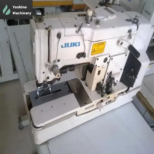 High Quality Used Juki Industrial Single Needle Button Hole Sewing Machine From Japan for Sale