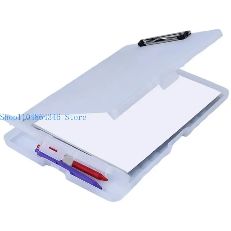 

5asd Многоцелевой ящик для хранения документов с буфером обмена, экономящий место органайзер для файлов, чехол с доской для для