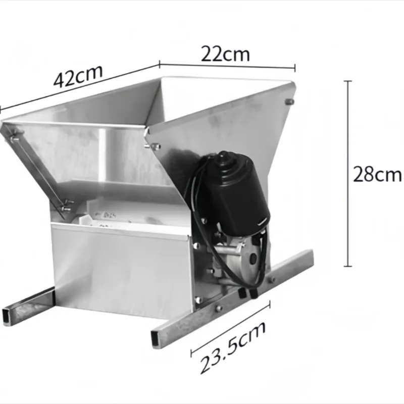 

【2026】Stainless Steel Electric Grape Crusher Blueberry Mulberry Fruits Juice Press Crusher Red Wine Brewing Grape Crushing Machi