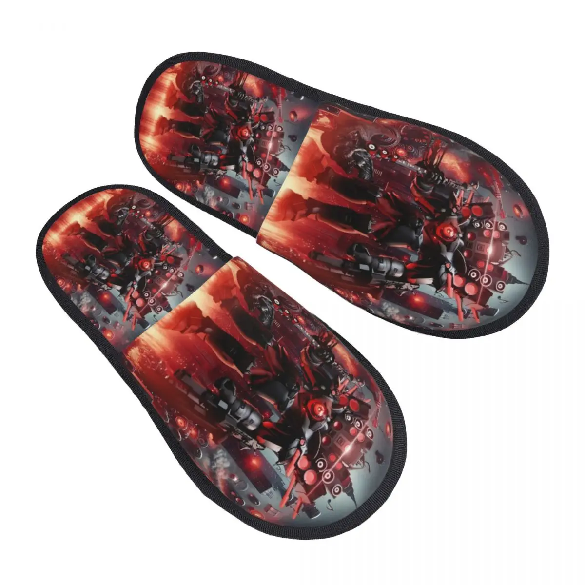 Custom Titan Speakerman Skibidi Toilet Soft Memory Foam House Slippers Women Comfy Warm Anti-skid Sole Slipper