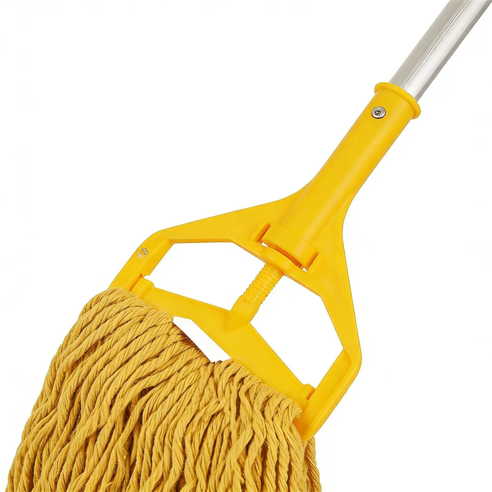 Rag Mop Four-Section Detachable Aluminum Alloy Handle Cleaner Cotton Mops Floor Cleaning For Bathroom Kitchen Living Room