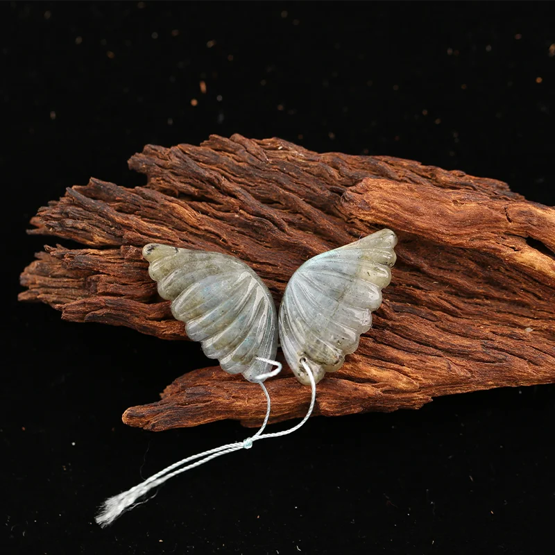 B&F Labradorite   Earring Beads for Jewelry Making, Handmade Natural stones beads, Stones for jewelry Making Supplies