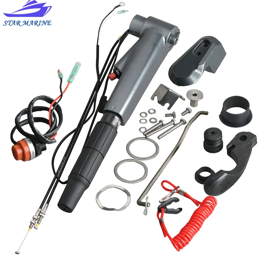 6AH-W0084 Handle Steering Assy for Yamaha Outboard Motor 4-stroke F15 F20 15HP 20HP Boat Engine Parts 6AH-W0084 -00 6AHW0084