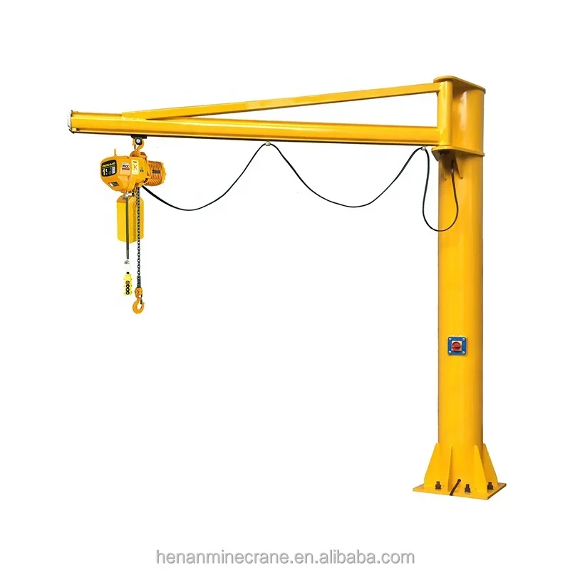 column jib crane Column rotating electric hoist lifting mechanism