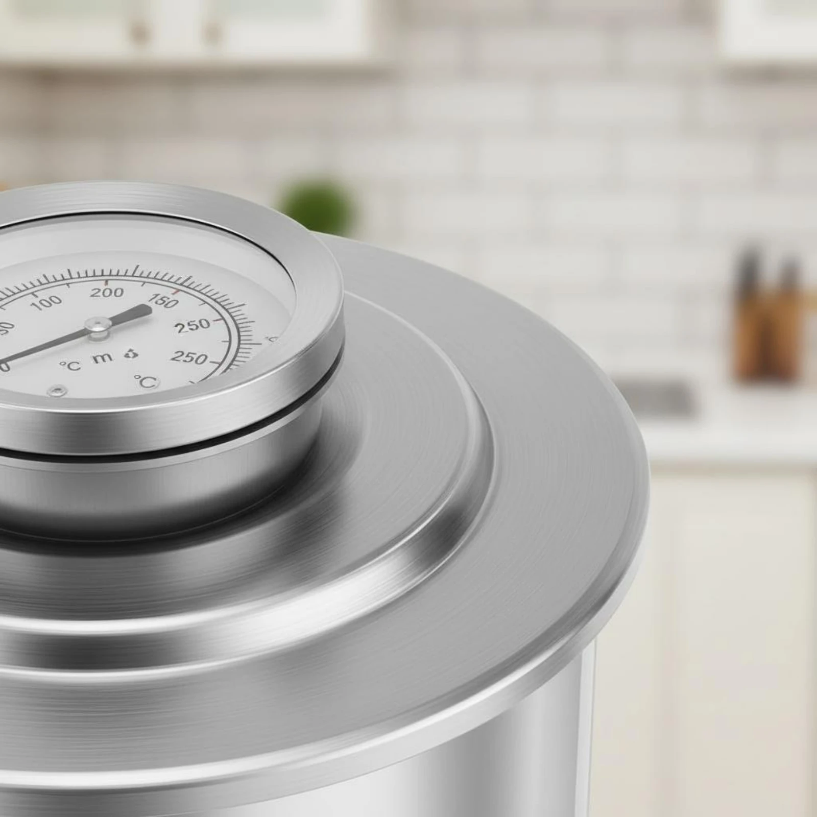 

Meat Cooker with Thermometer Multifunctional Thermometer Meat Cooker Stainless Steel Ham Maker Polished Shiny Surface