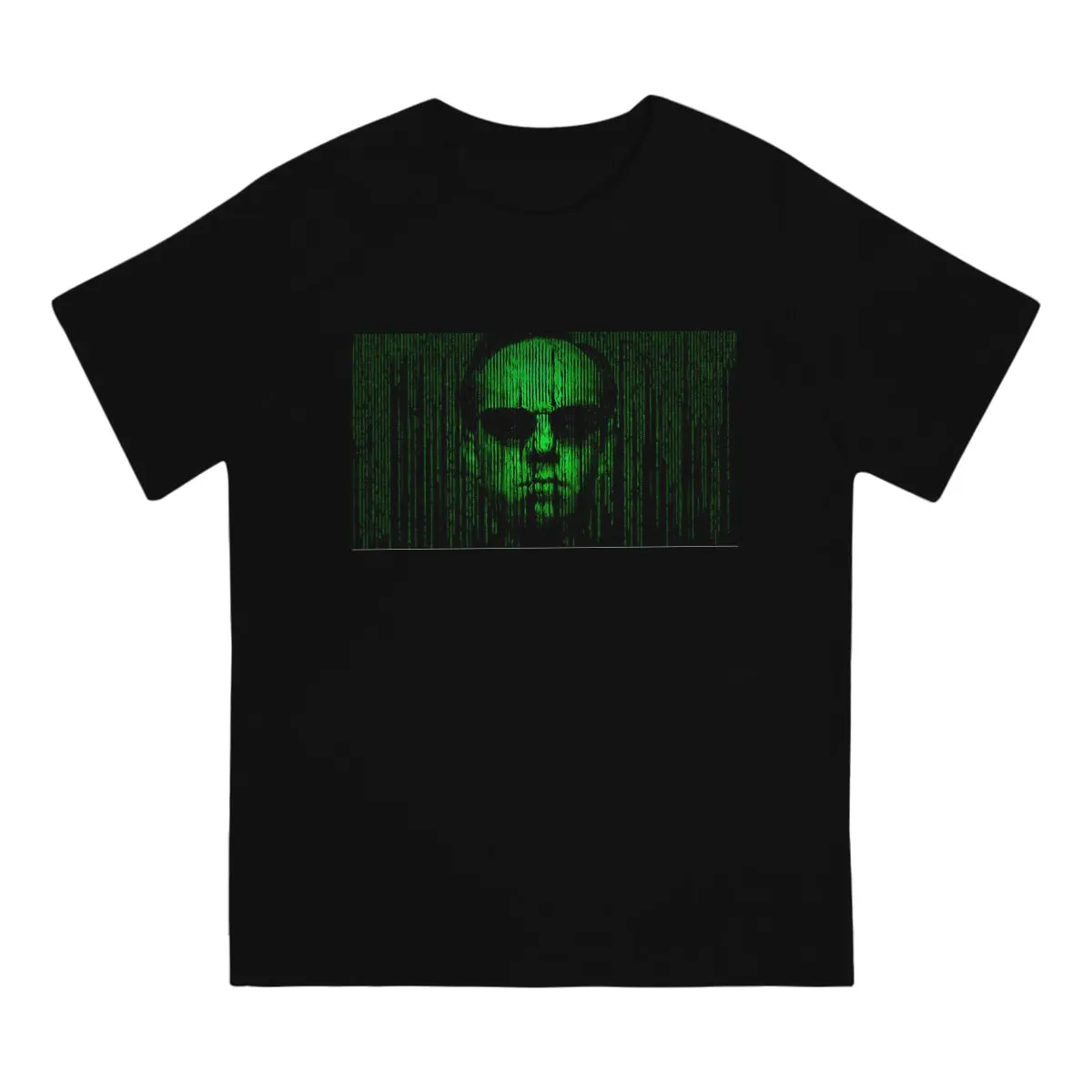 Movie The Matrix Agent Smith Tshirt Homme Men's Clothing Blusas T Shirt For Men