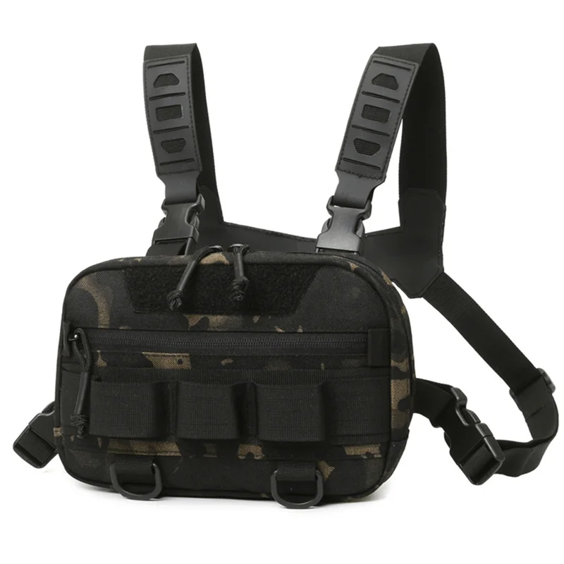 

ABLB-Fishing Chest Bag Men's Training Bag Mountaineering Camping Backpack Outdoor Travel Vest Backpack
