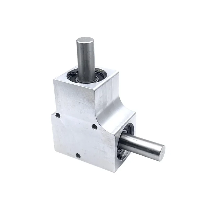AAAN-Gearbox-90 Degree Steering Gearbox-1.5M 19T Spiral Bevel Reversing Corner Device 1 To 1 15Mm Output Shaft Gear Set Commutat