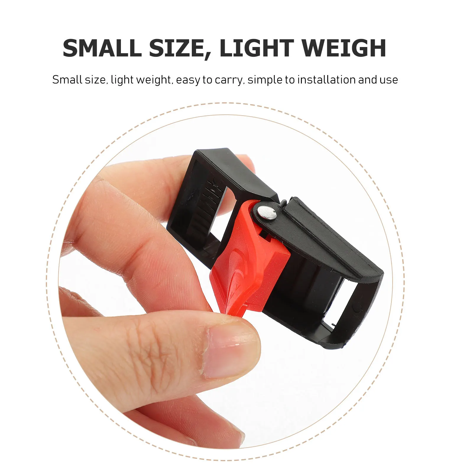 10Pcs Chip Strap Buckle Reliable Hard to Deform Break Motorcycle Accessories Abundant Quantity Strap Buckle