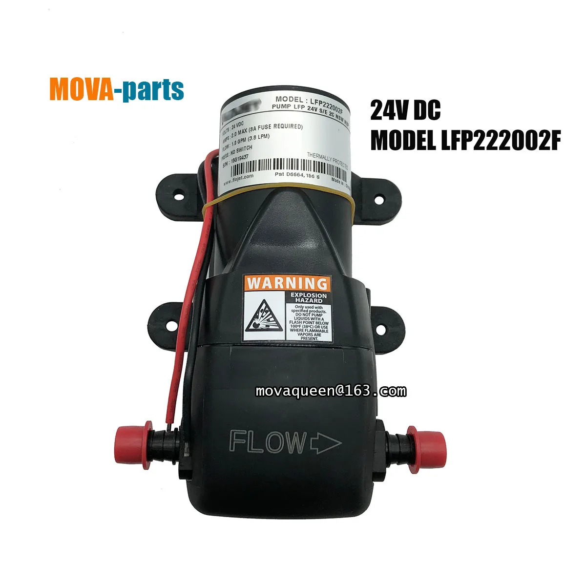 

Food Grade 24V DC MODEL LFP222002F Syrup Pump Diaphragm Pump For Cola Machine Juice Machine Beverage Machine