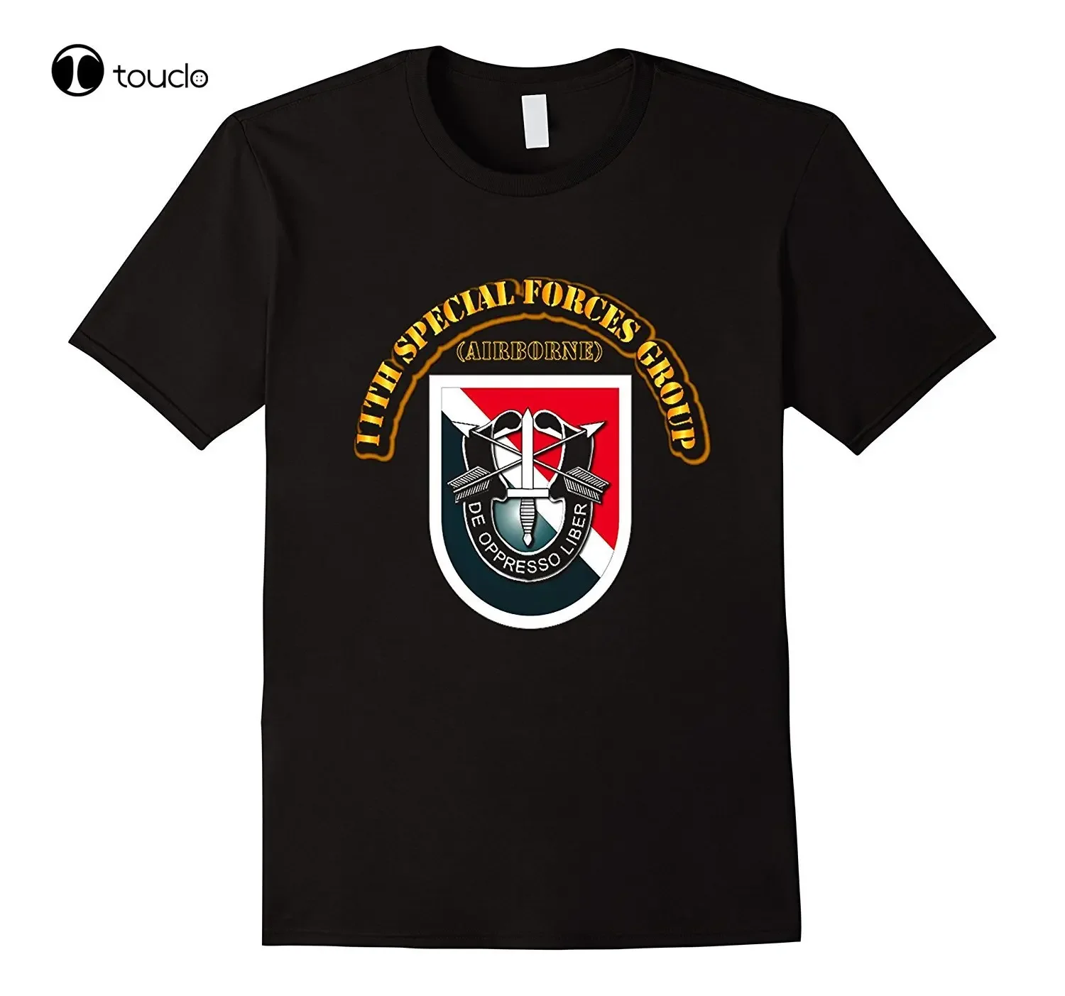 New Summer Cool Tee Shirt 11Th Special Forces Group (Airborne) Tshirt Funny T-Shirt Tee Shirt Custom Aldult Teen Unisex Unisex